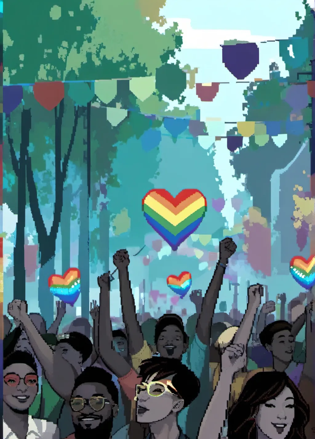chat with ai character: Happy pride month 