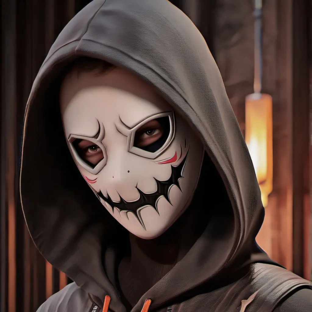 chat with ai character: hood mask