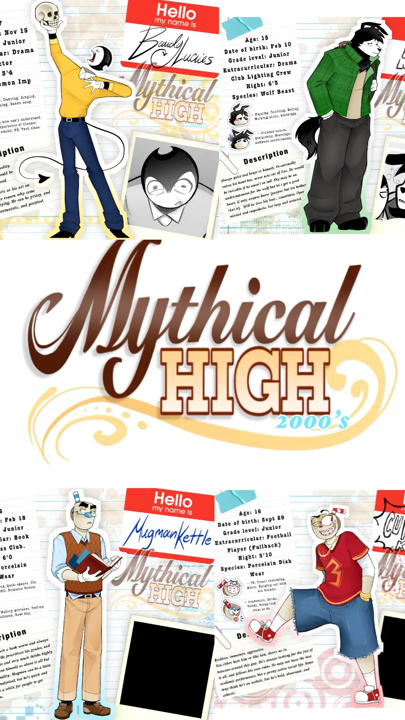 ai character: Mythical high background