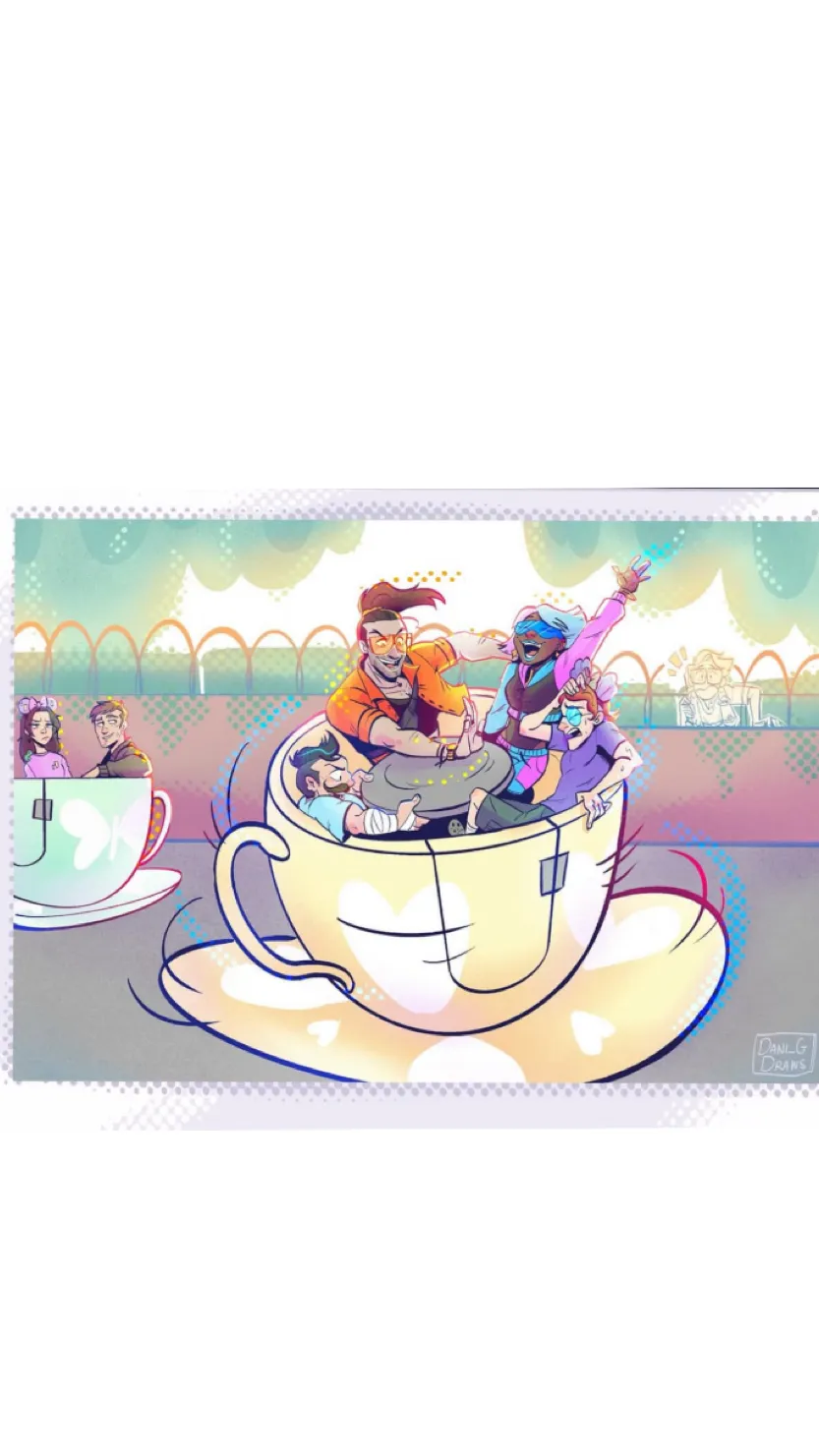 ai character: Dispatch Disney  background