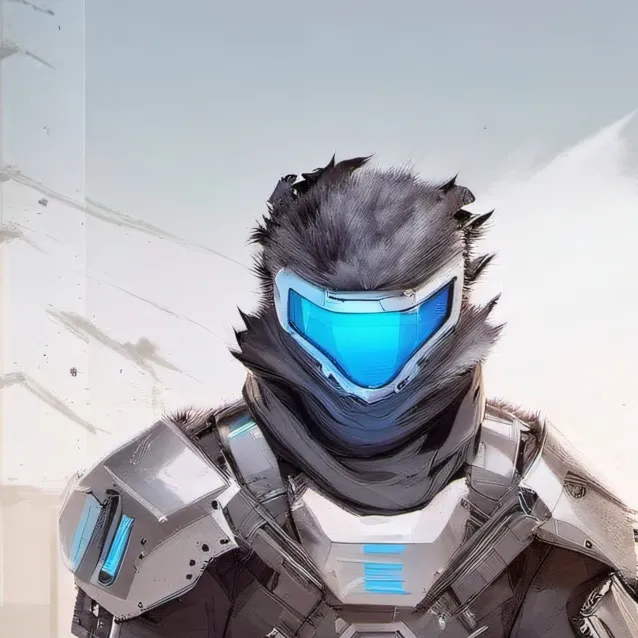 chat with ai character: Echo-7 (protogen)