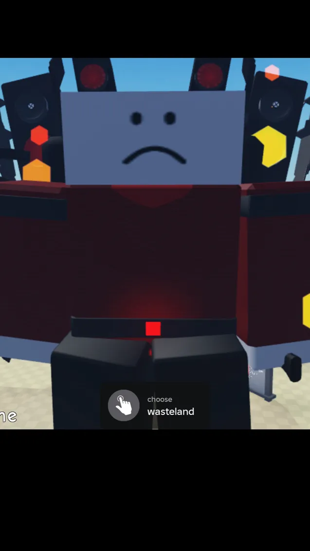 ai character: Titan speak dummy background