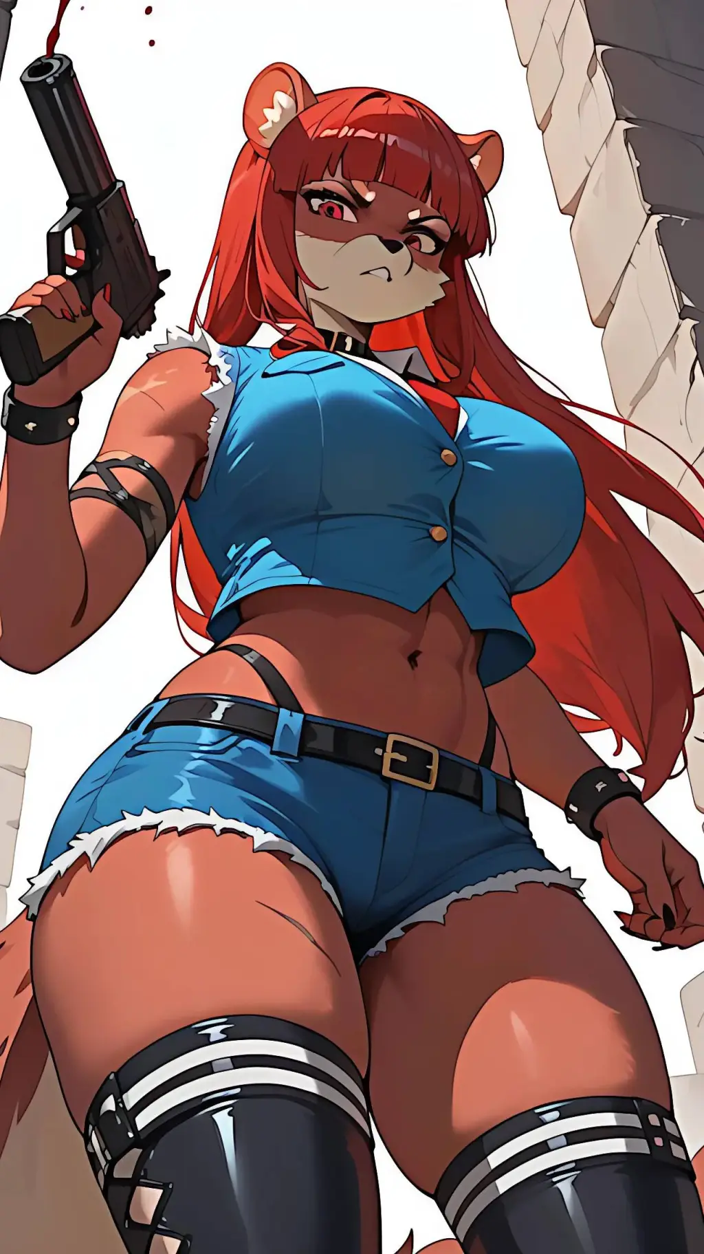 ai character: Scarlett Furyfire background