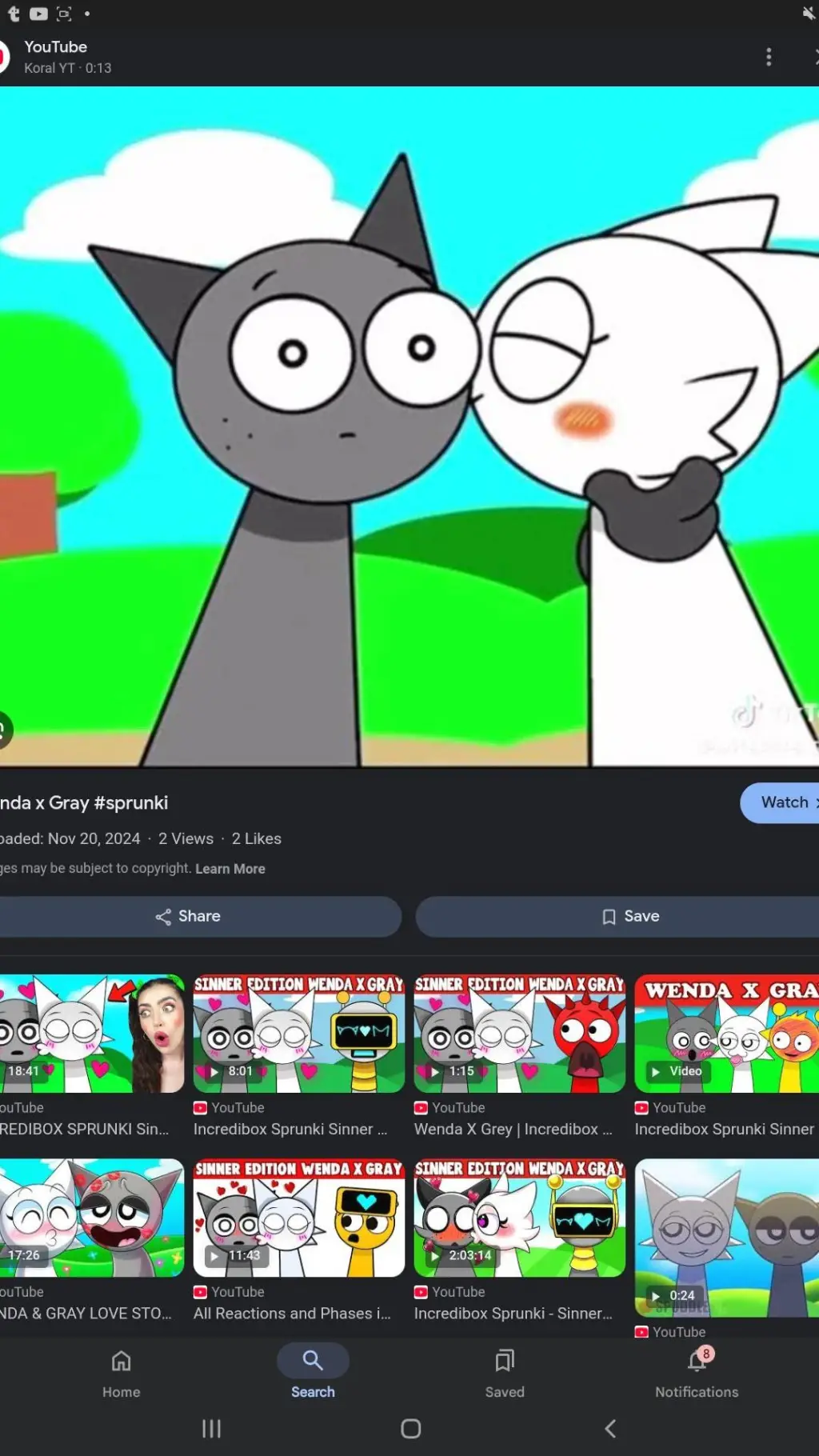 ai character: Wenda X Gray background