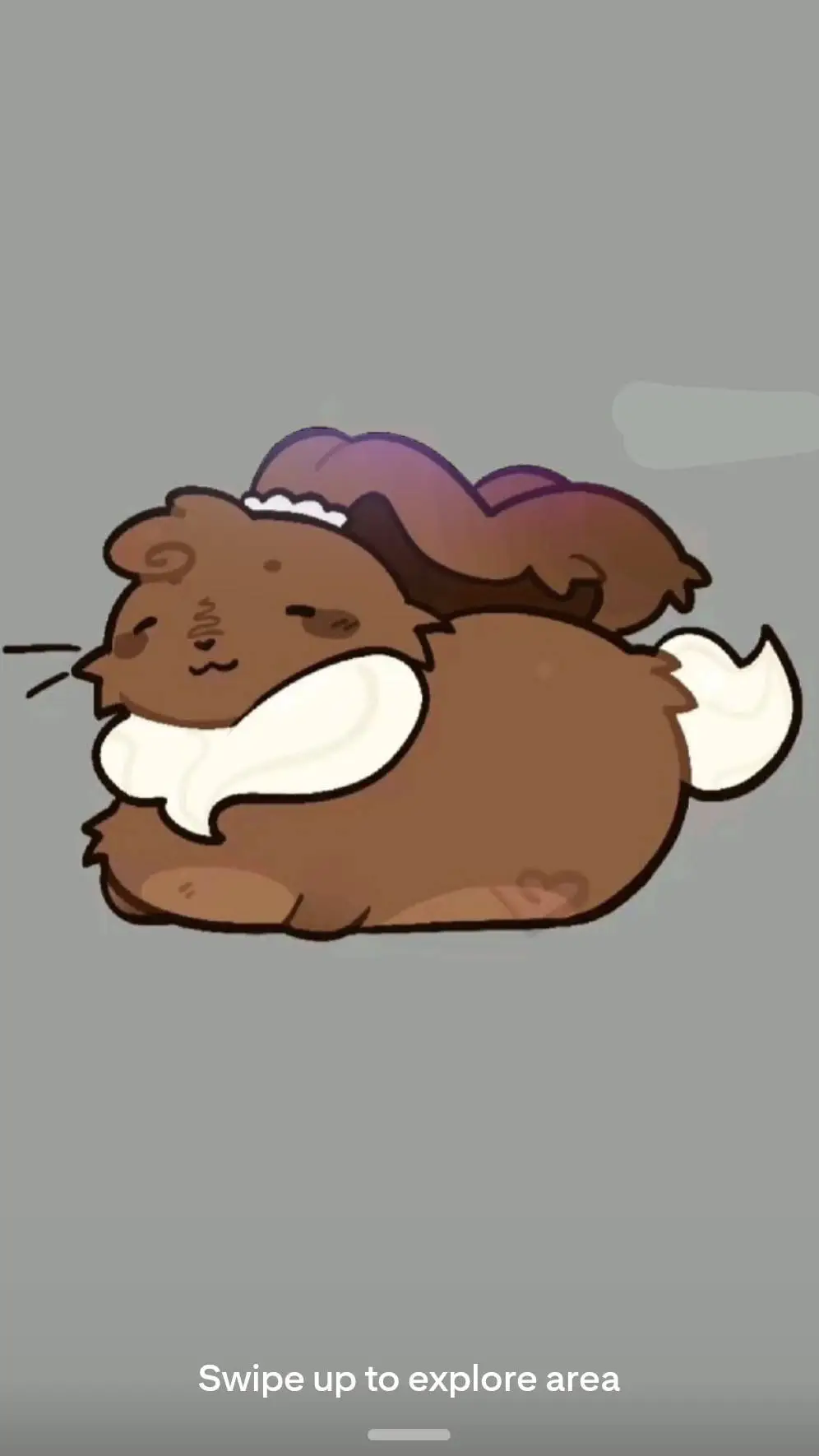 ai character: cocoa background