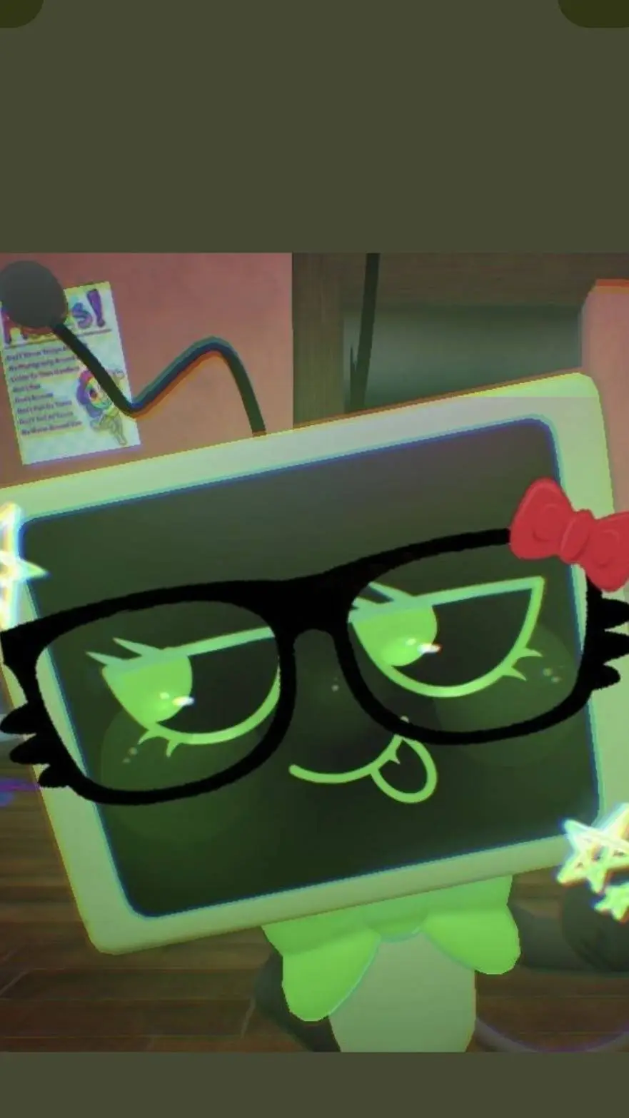 ai character: Vee background