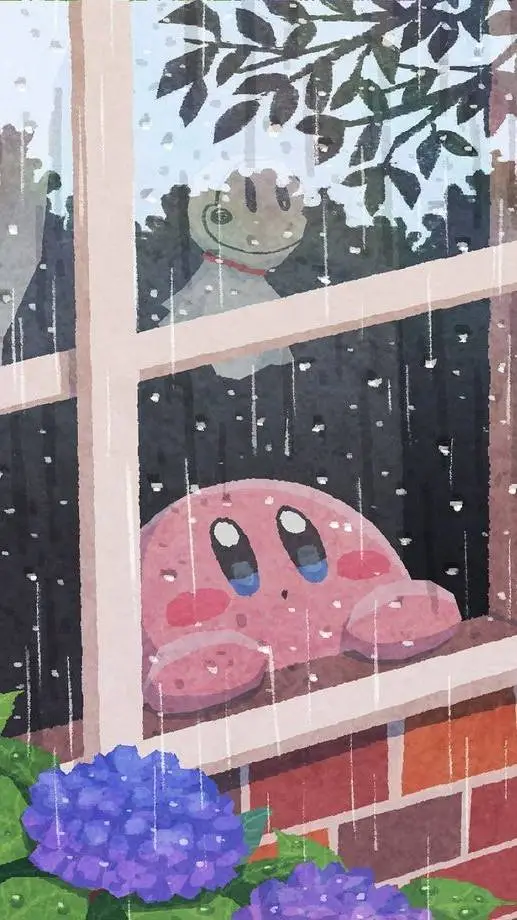 ai character: Kirby background