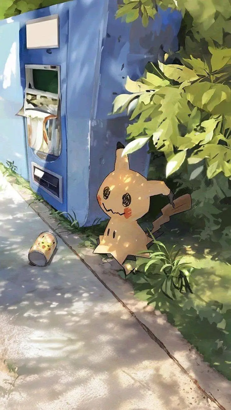 ai character: Mimikyu background