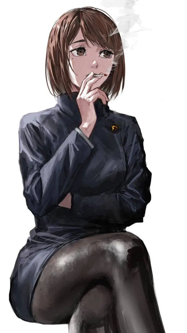 ai character: Shoko Ieiri  background