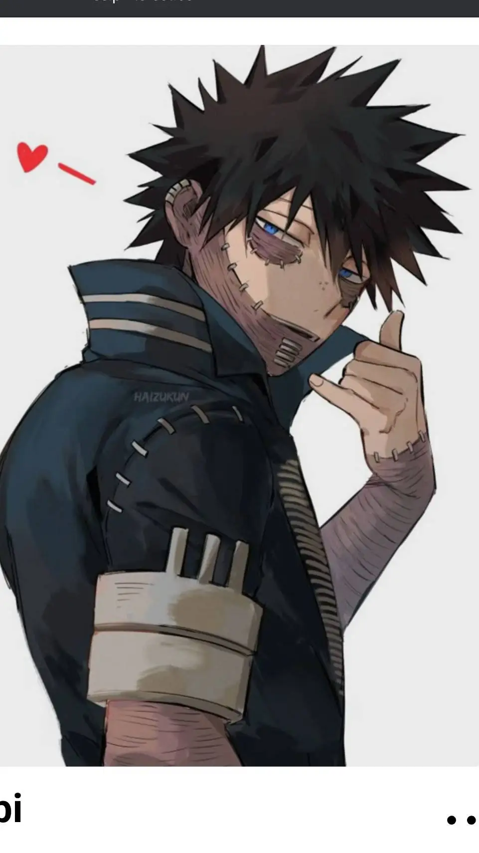 ai character: dabi background