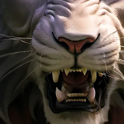 chat with ai character: Giant lion