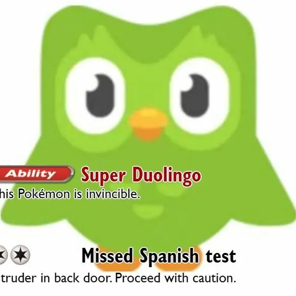 chat with ai character: Duolingo