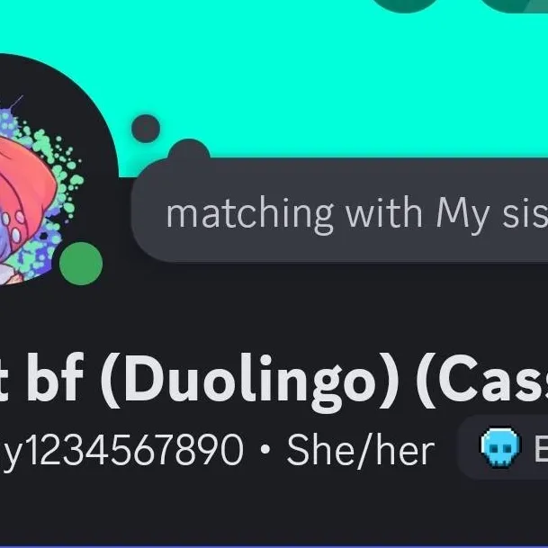 chat with ai character: My new dc account