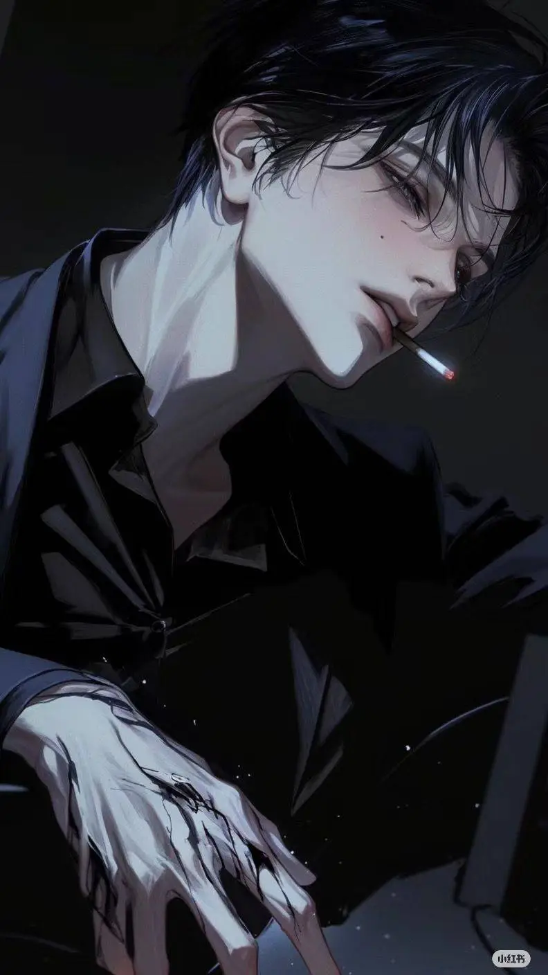 ai character: David Lorraine  background