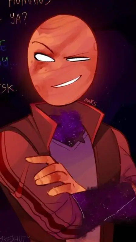 ai character: Mars background