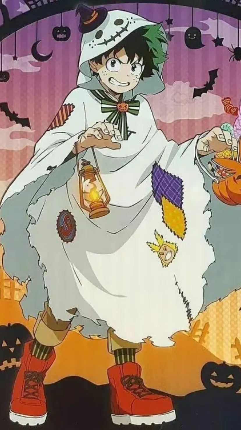 ai character: Halloween MHA background