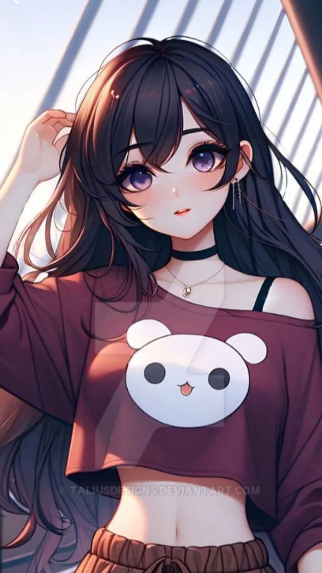 ai character: haily background