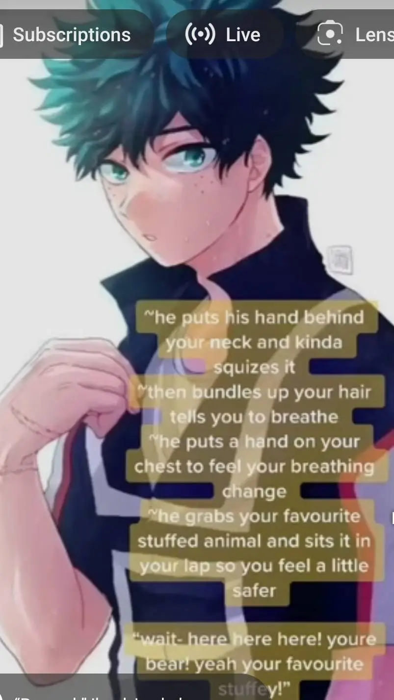 ai character: Deku xyn nightmare background