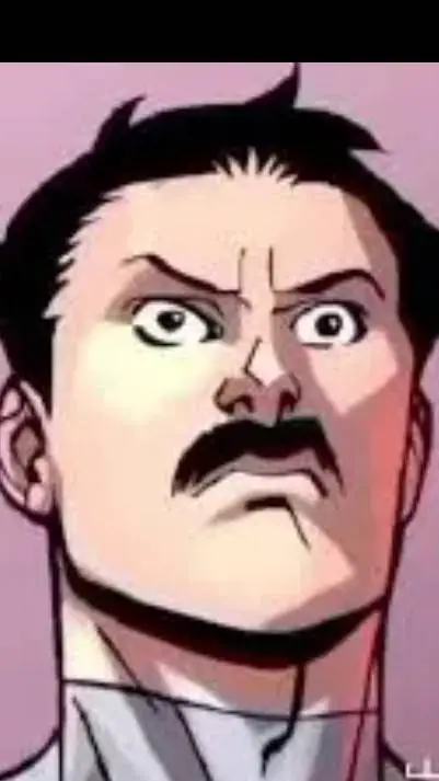 ai character: mustache mark background
