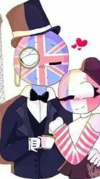 ai character: fance and Britain  background