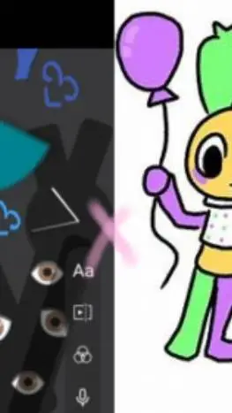 ai character: Galaxy x Looey   background