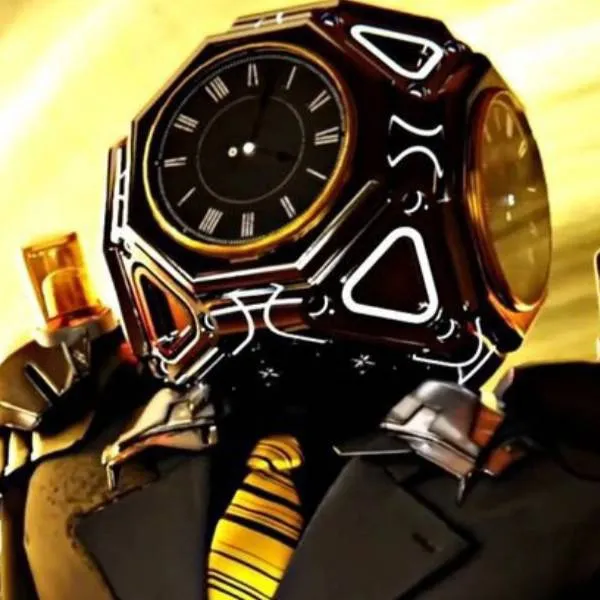 chat with ai character: Future Clock-man