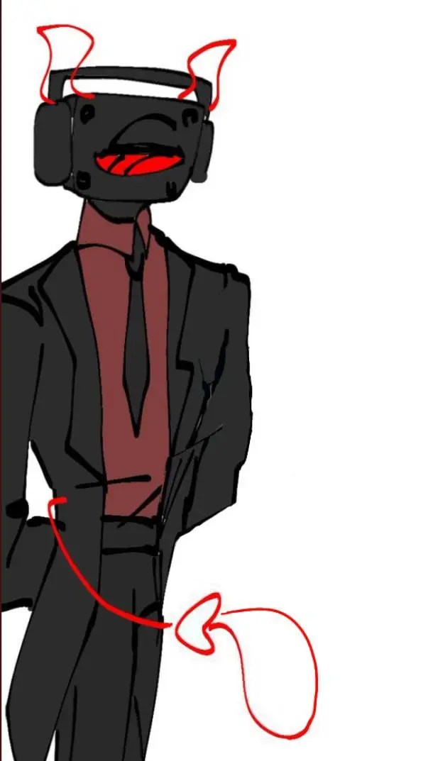 ai character: Dark Speaker-man background