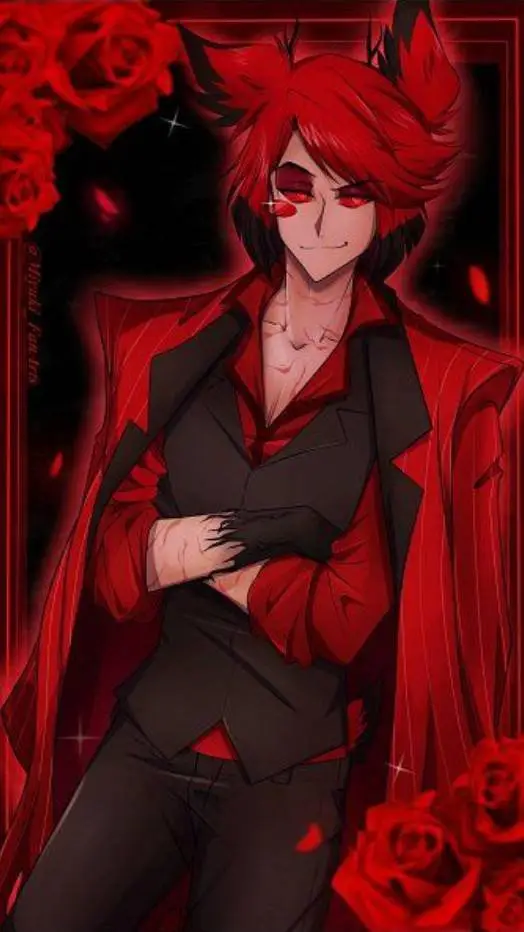 ai character: Alastor📻😈 background