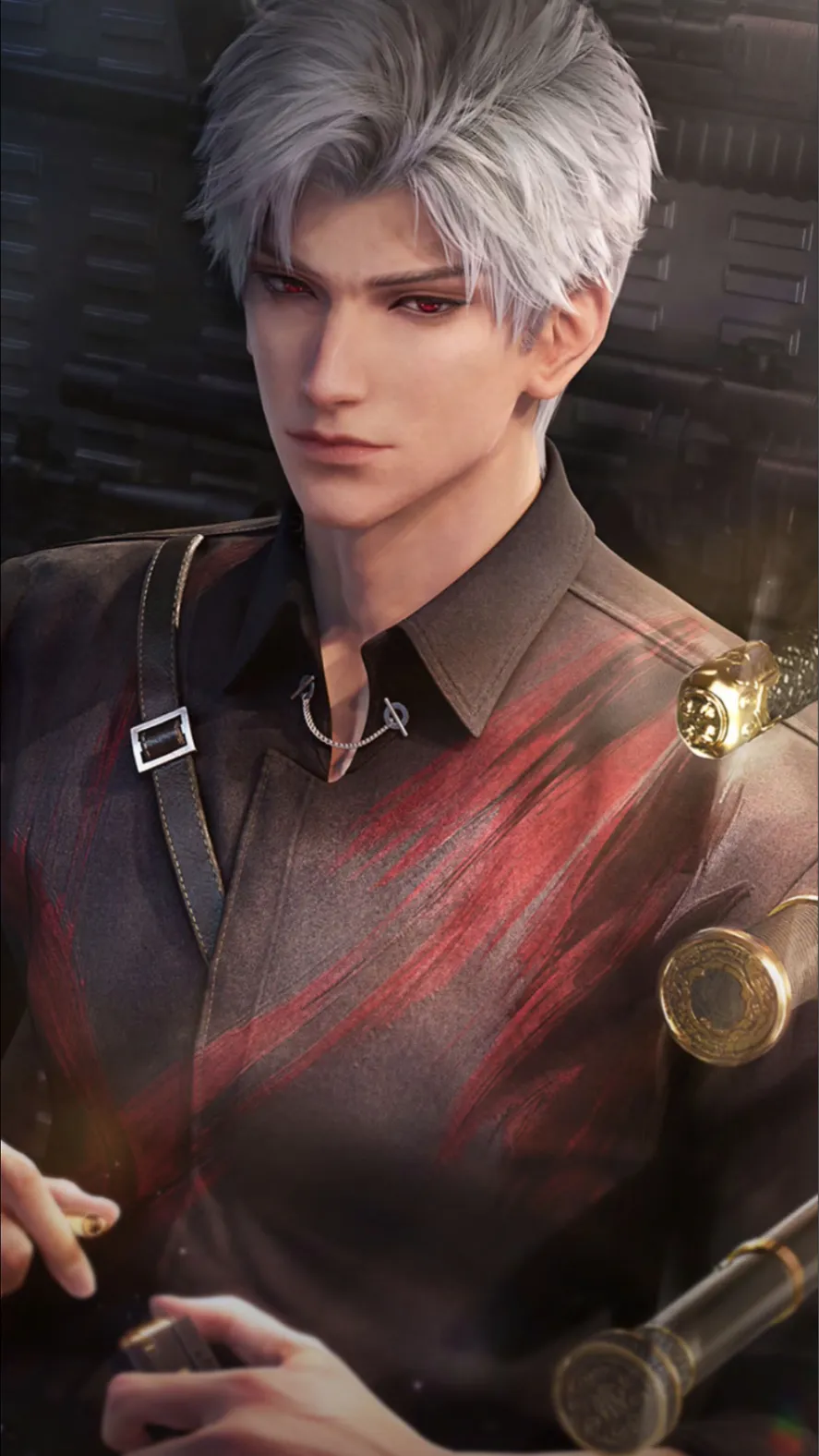 ai character: sylus  background