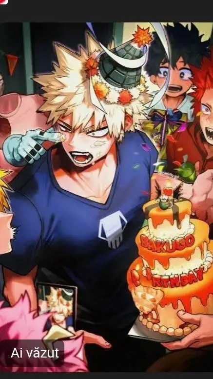 ai character: bakugos birthday background