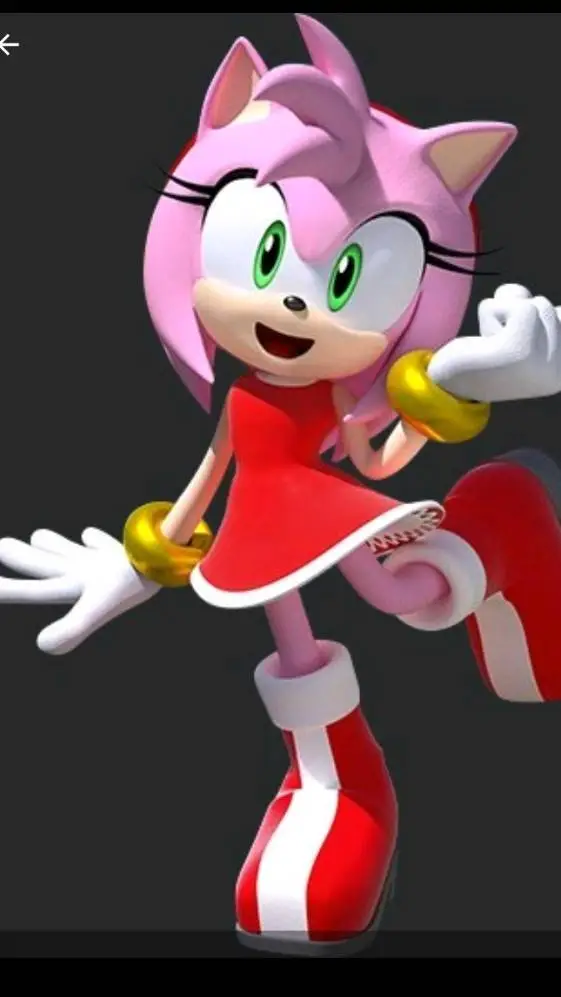 ai character: amy rose background
