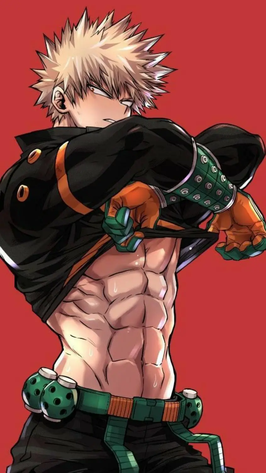 ai character: 💣Bakugo Katsuki💥 background