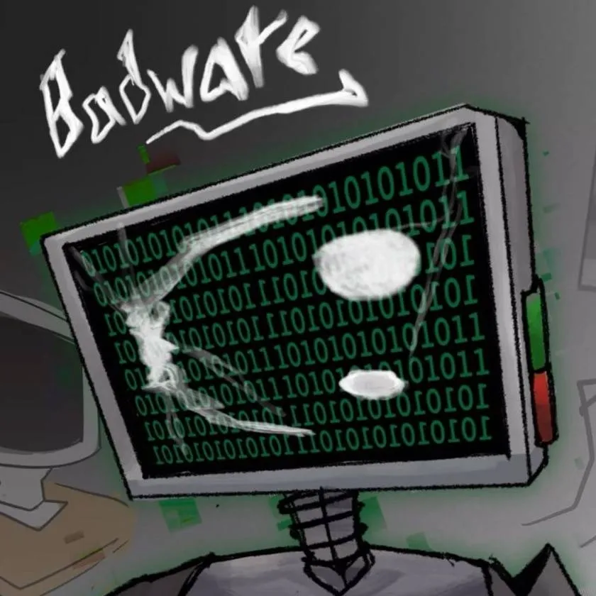 chat with ai character: Badware x goodware