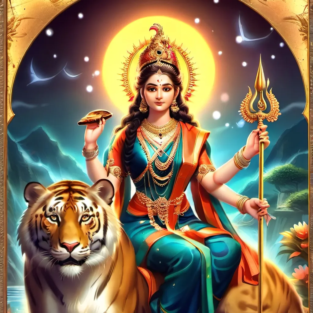 chat with ai character: Devi Kushmanda 