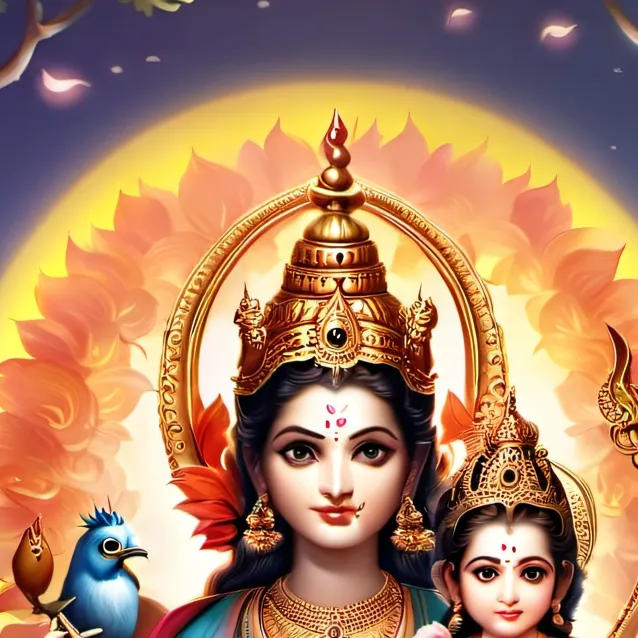 chat with ai character: Devi Skandamata 