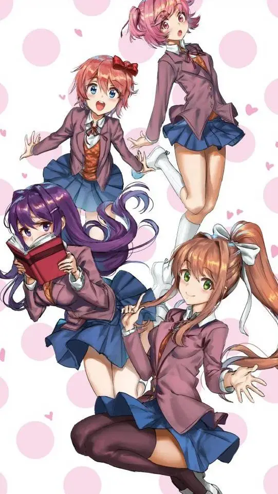 ai character: DDLC background