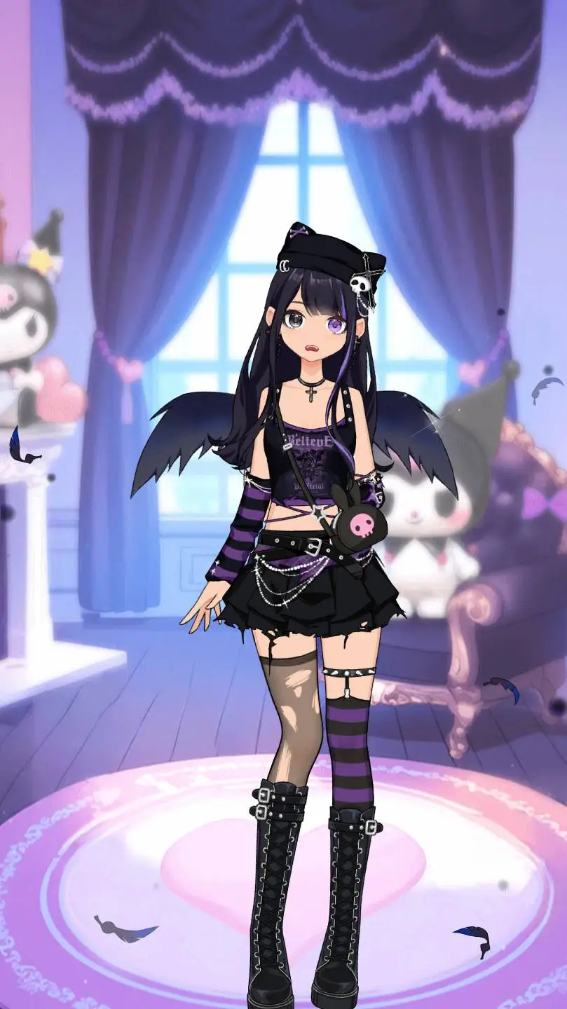 ai character: Luna background