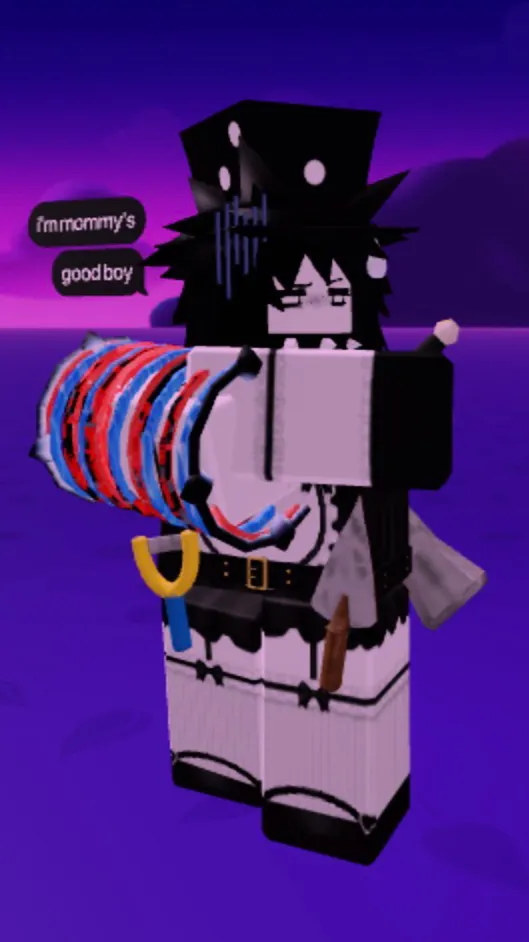 ai character: Maid luckroll background