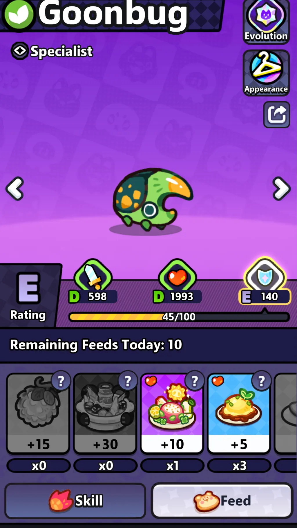 ai character: Goonbug  background