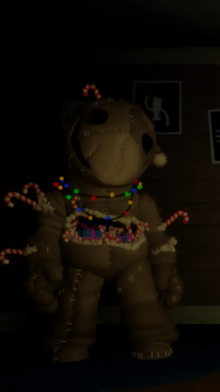 ai character: Sam piggy background