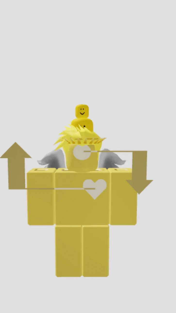 ai character: Robloxian inferno background