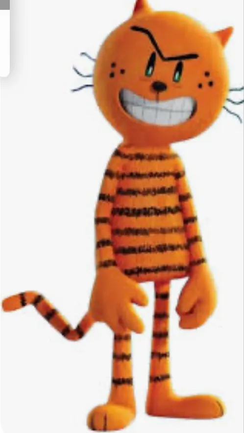 ai character: ￼ Petey the cat background