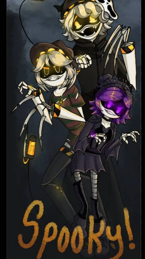 ai character: md spooky month  background