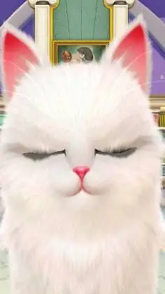ai character: AH meets a uwu cat background