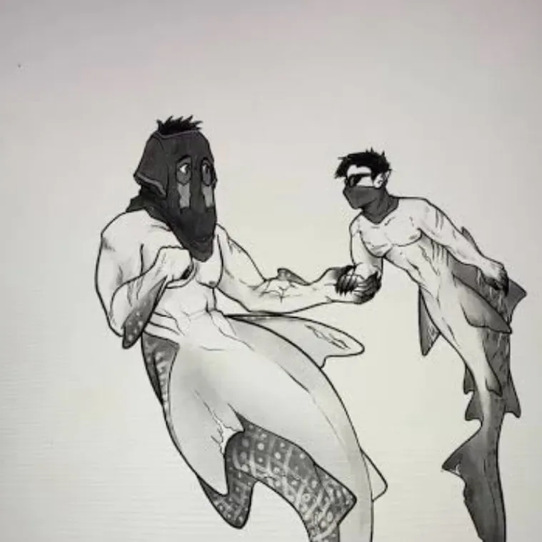 chat with ai character: Cod mermaid