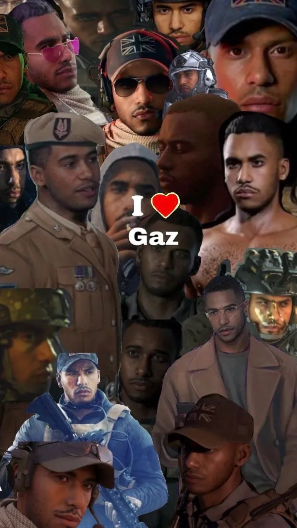 ai character: Gaz x soap  background