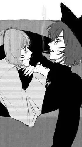 ai character: nyen×nyon background