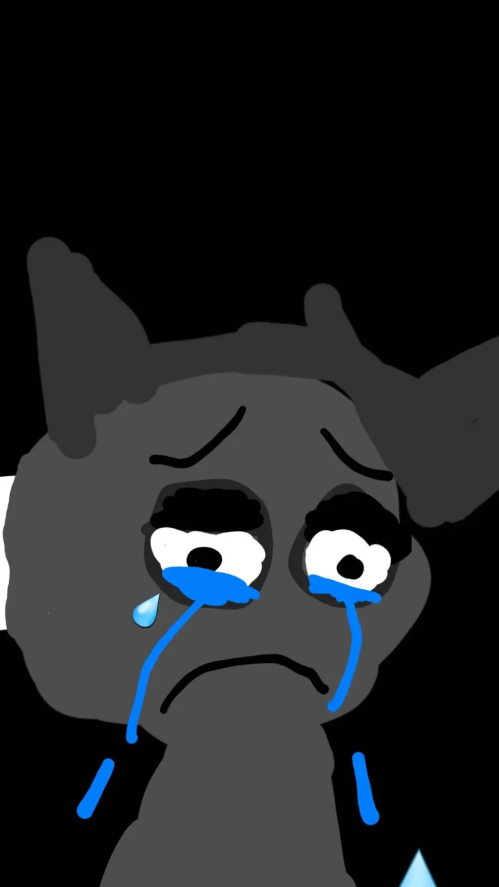 ai character: gray background