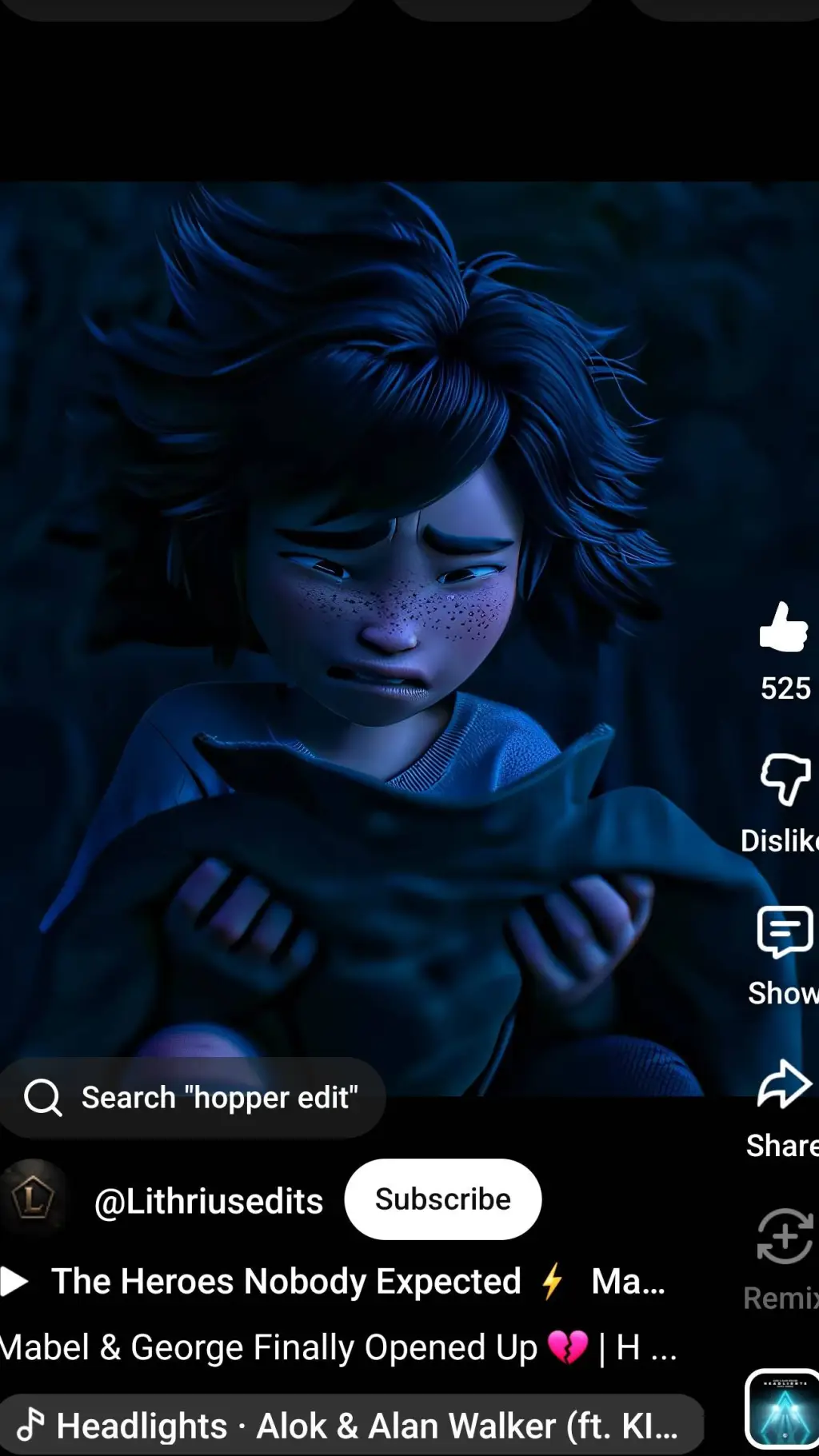 ai character: Mabel Tanaka  background