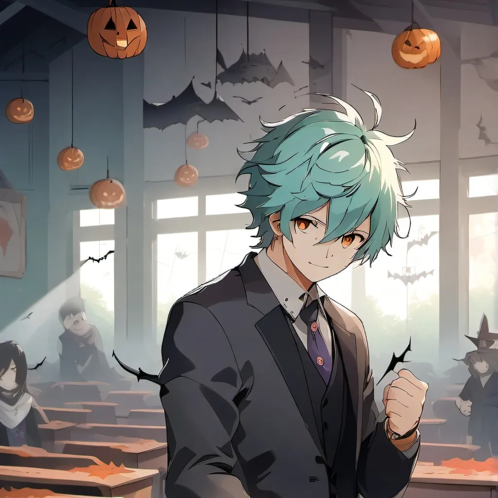 chat with ai character: Mha Halloween 